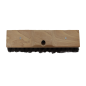 Preview: Besen Arenga ohne Stiel, 30 cm, von oben